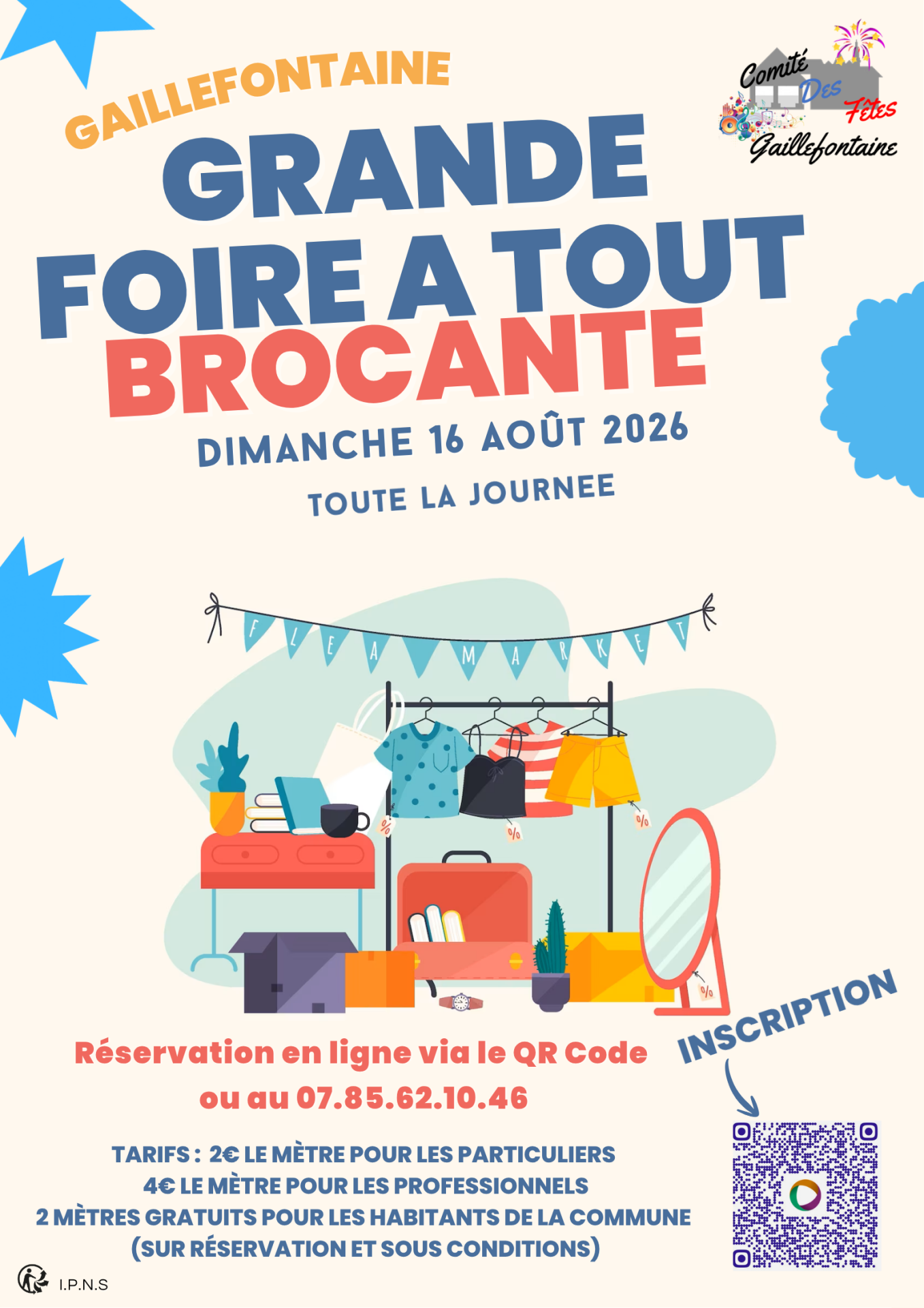 Affiche foire a tout 2026