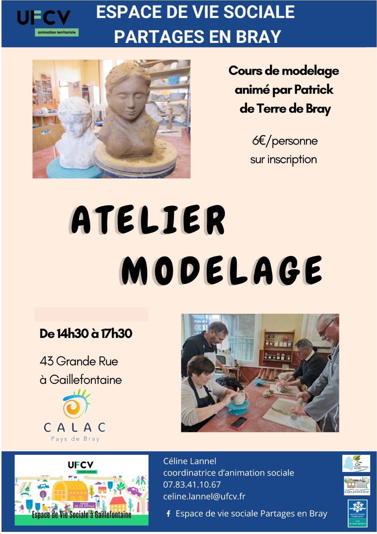 Atelier modelage