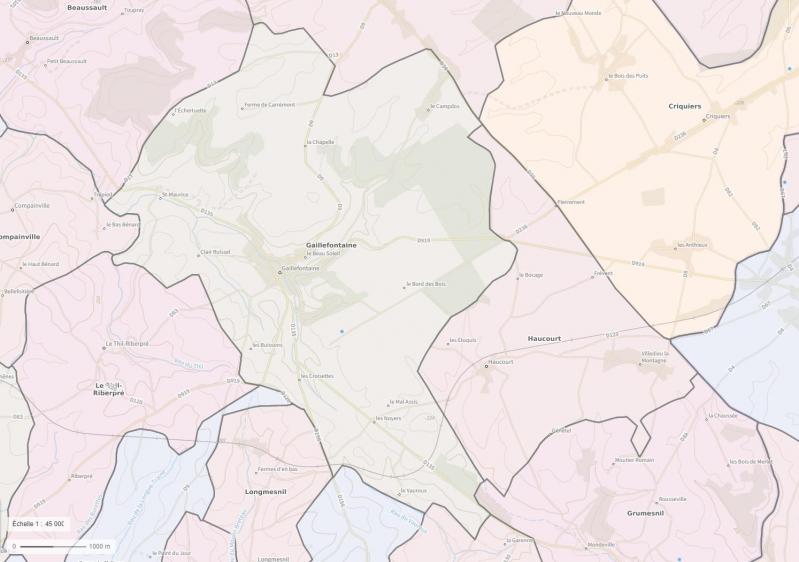 Carte d'occupation des sols