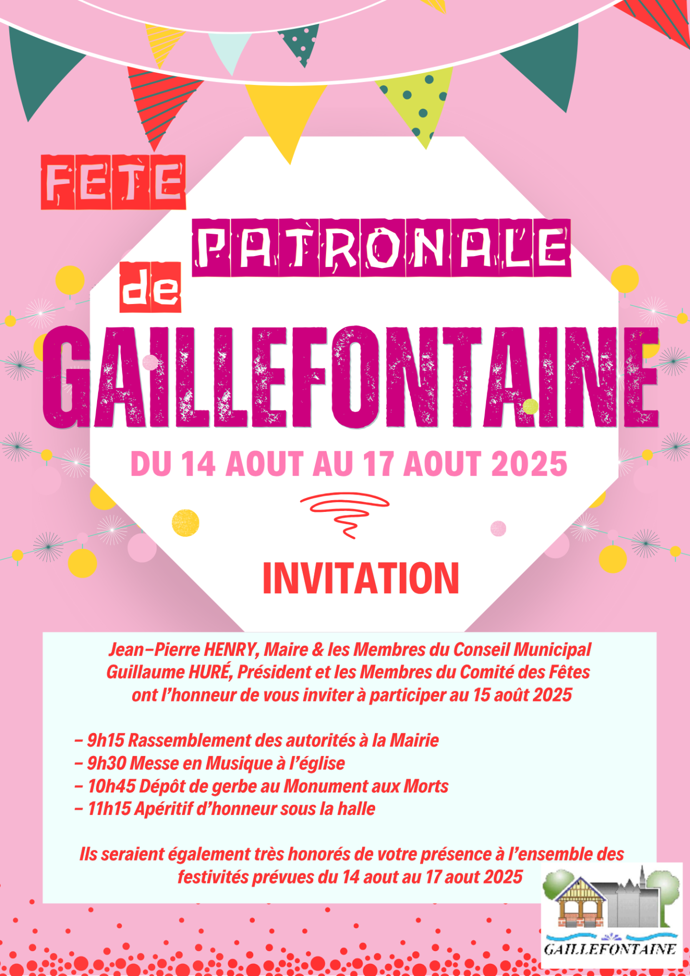 Invitation 15 aout