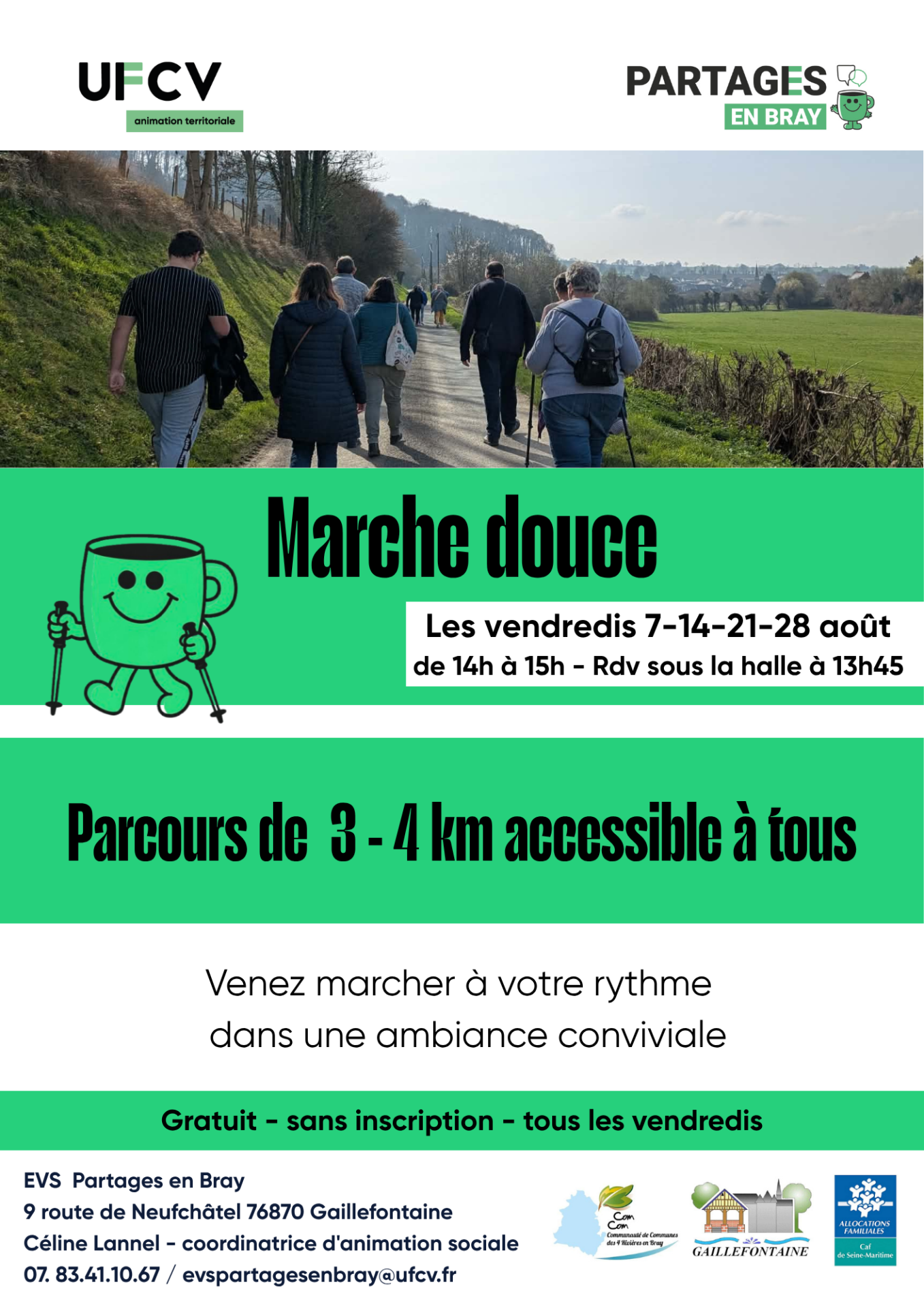 Marche douce aout