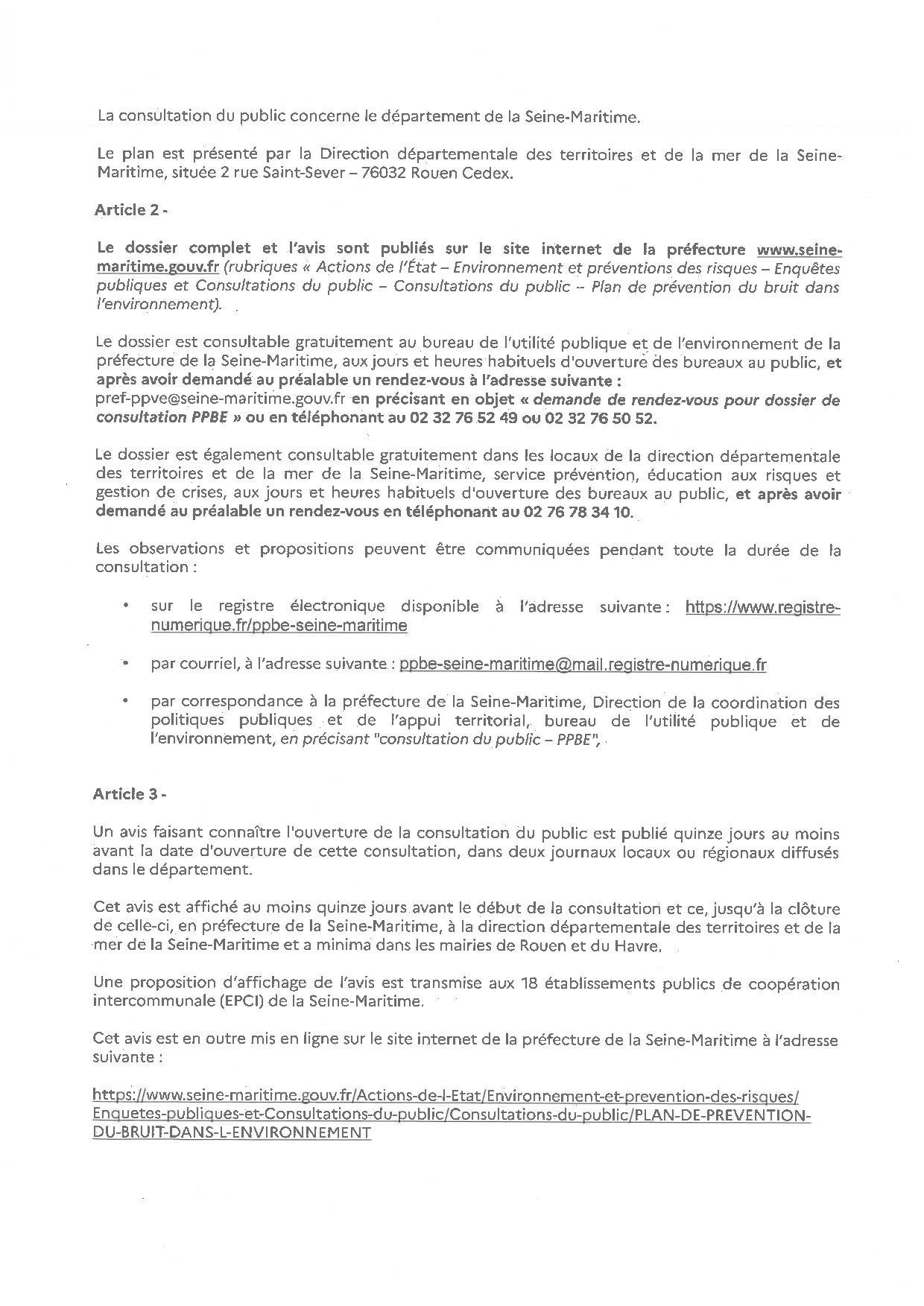 Projet elaboration plan prevention du bruit arrete 002