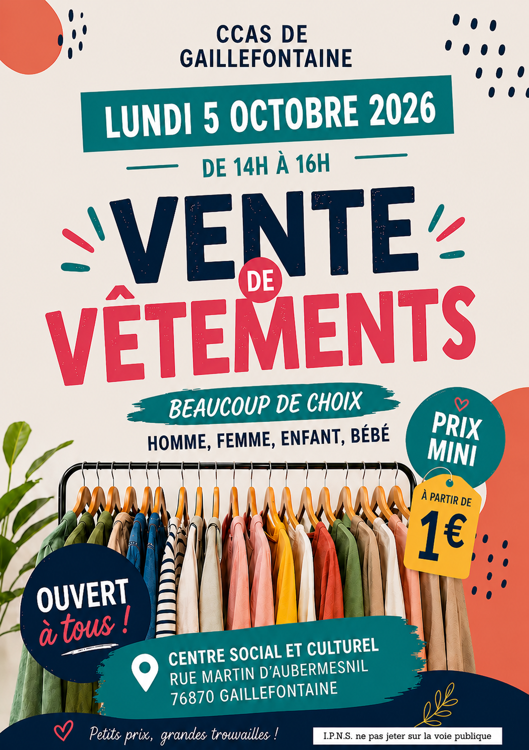 Vente 5 octobre