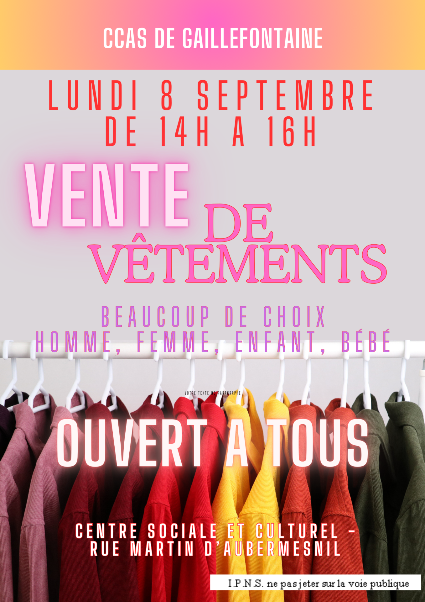 Vente 8 septembre